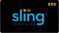 $50 sling tv gift card