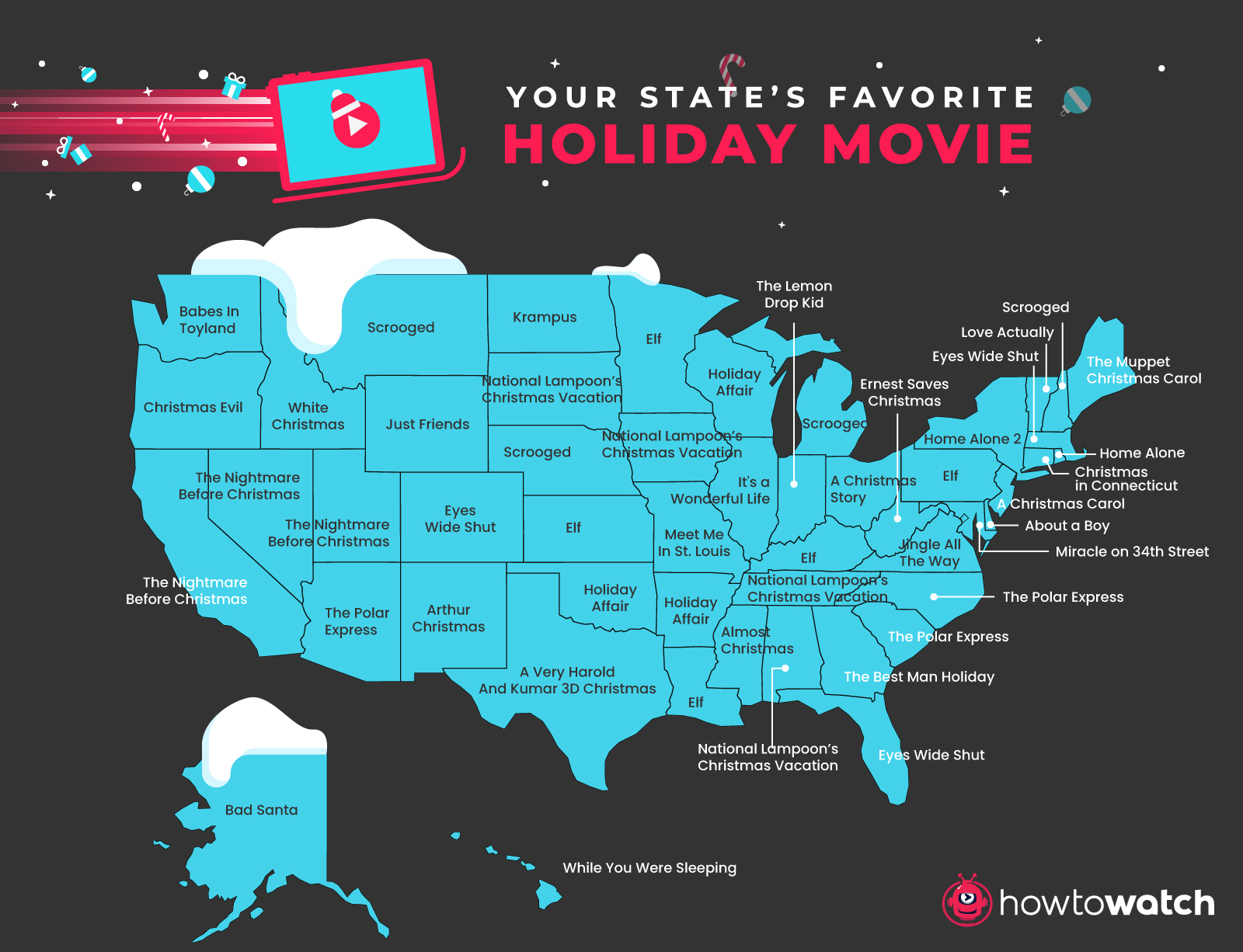 Your State Loves This Holiday Movie  HowtoWatch.com