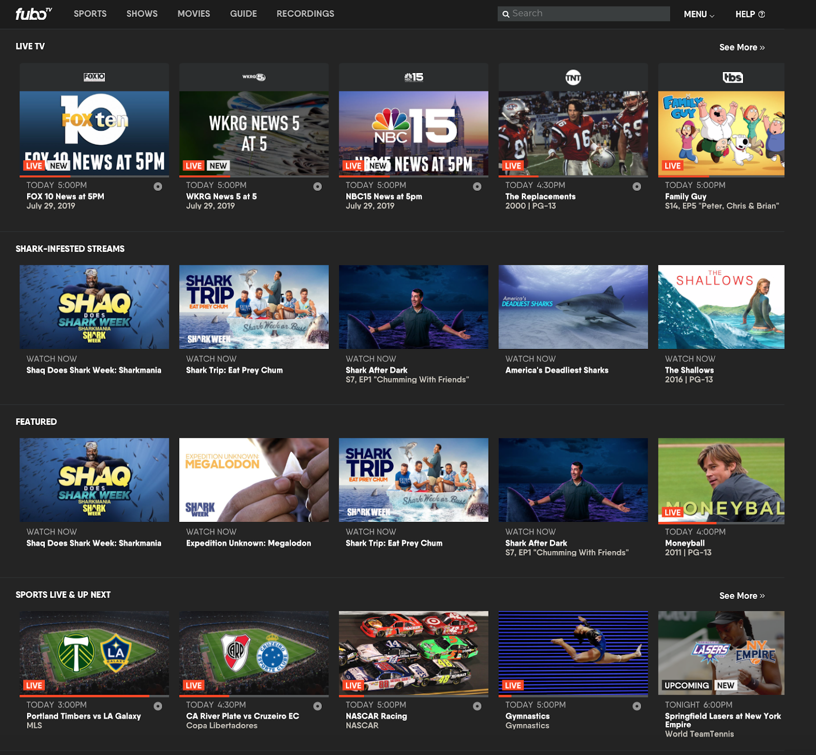2020 Fubotv Review Our Full Review Channel List More